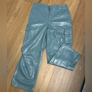 7 for All Mankind Vegan Leather Cargo Pants